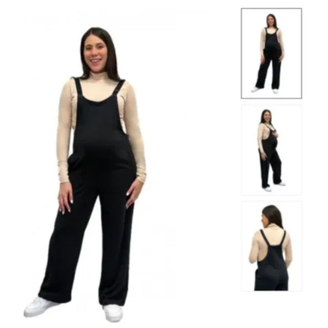 Overol de tela Maternidad y Postparto talal M